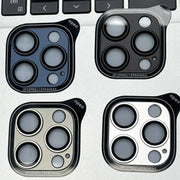 Protezione obiettivo iPhone 15 16 Pro Max in metallo