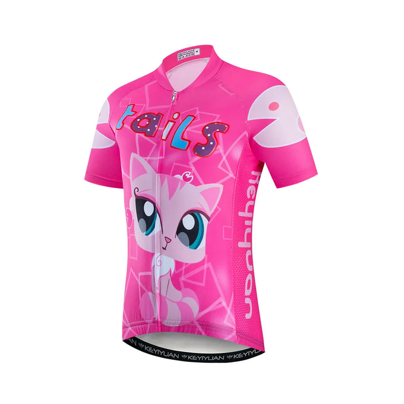 2022 maglia da ciclismo Kids Boy Girl Bike Mountain MTB Shirt manica corta - immagine 2