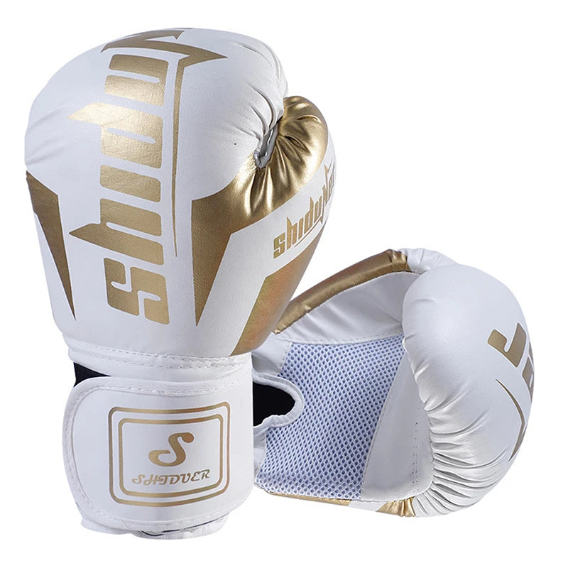 Guanti da Boxe Traspiranti 6/10 oz – Muay Thai, Sanda, Taekwondo per Adulti e Bambini
