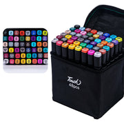 Set di pennarelli artistici oleosi a doppia testa da 24-80 colori per disegnare - immagine 12