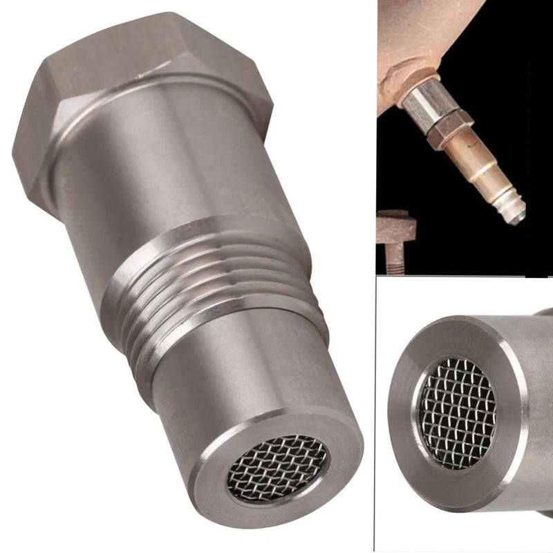 Adattatore Sensore Ossigeno O2 M18x1.5 in Acciaio Inox – Distanziatore Catalizzatore per Eliminare Spia Motore (P0420 P0430)