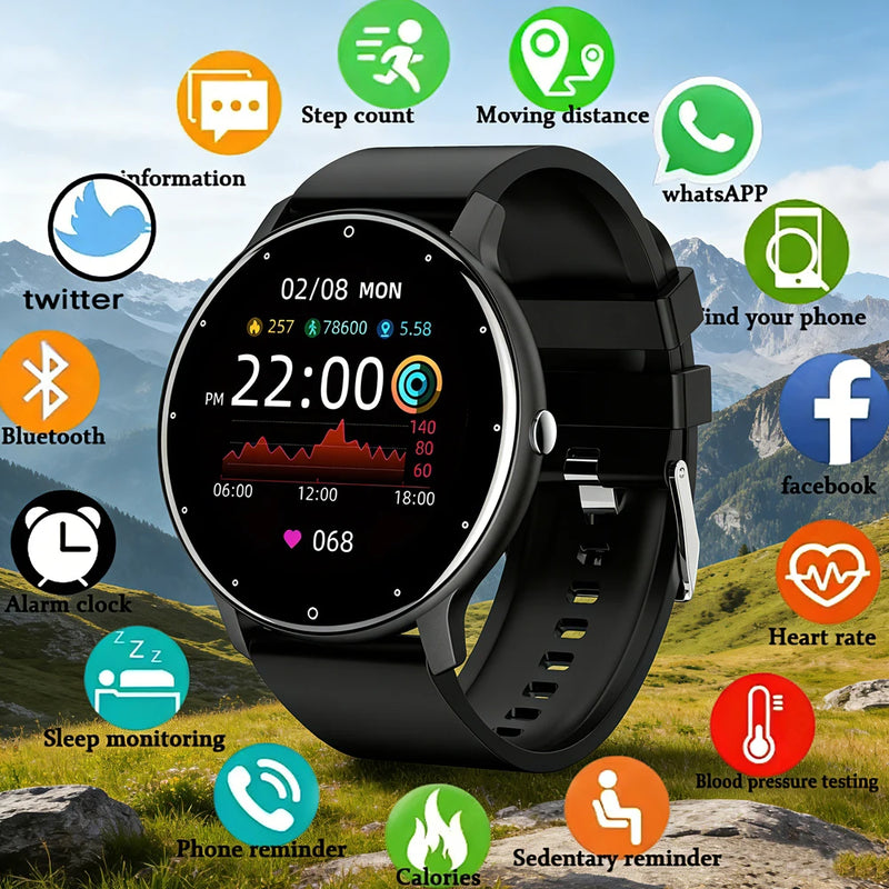 Smartwatch Ultra-Sottile per Uomo 100+ Modalità Sportive
