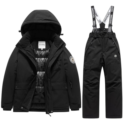 Sci invernale Cappotto e pantaloni da per bambini Set 2 pezzi Caldo impermeabile - immagine 2