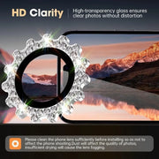 1 Set di Protezioni per Lenti Fotocamera in Vetro Diamantato – Design - immagine 3