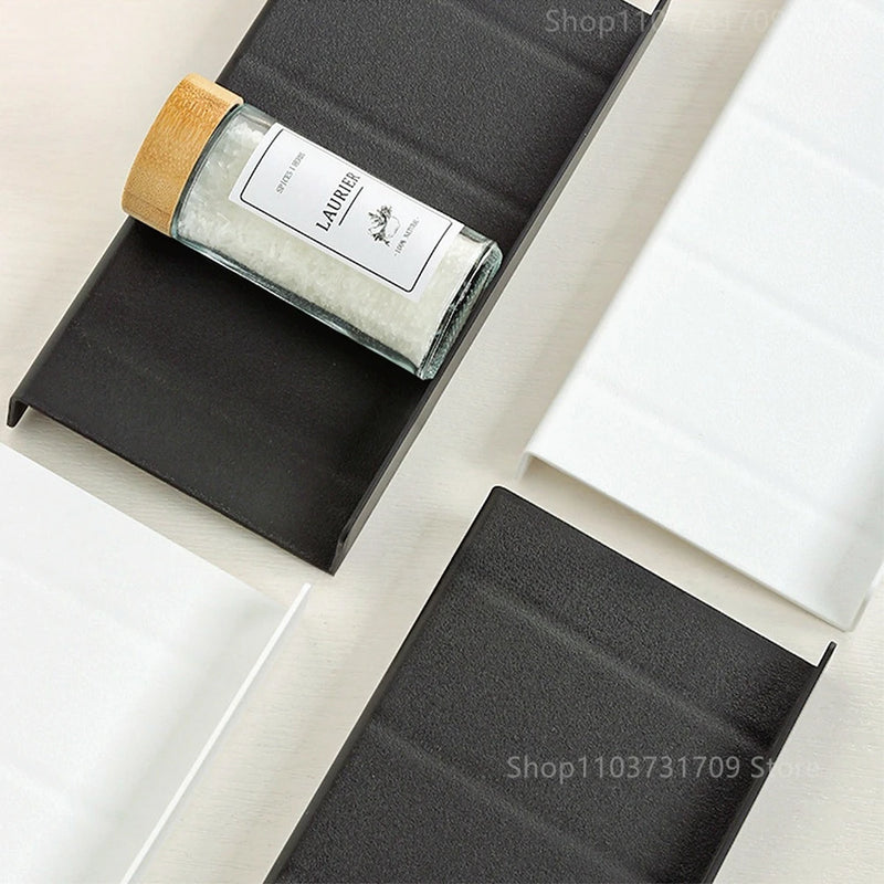 Organizzatore cassetti per spezie da cucina a 4 strati Porta spezie regolabile per barattoli di spezie Bottiglie per condimenti Armadietto dispensa Organizzatore da cucina