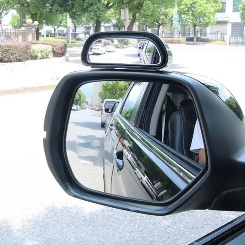 Specchietto Punto Cieco Auto Regolabile – Specchio Retrovisore Grandangolare Convesso per Parcheggio e Retromarcia, Universale