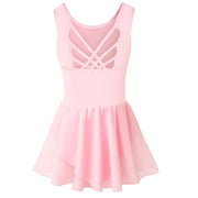 Body da balletto per ragazze con gonna abito ballo bambini - immagine 4