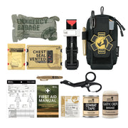 Kit Pronto Soccorso Tattico RHINO RESCUE – EDC Pouch Molle Survival Trauma Kit per Campeggio e Outdoor - Campeda