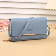 Borsa Portafoglio Donna con Tracolla – Pochette Convertibile Multifunzionale con Portamonete - Campeda