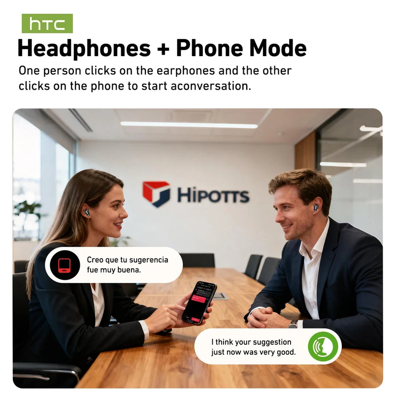 Auricolari Bluetooth HTC NE76 Traduttori AI - immagine 6