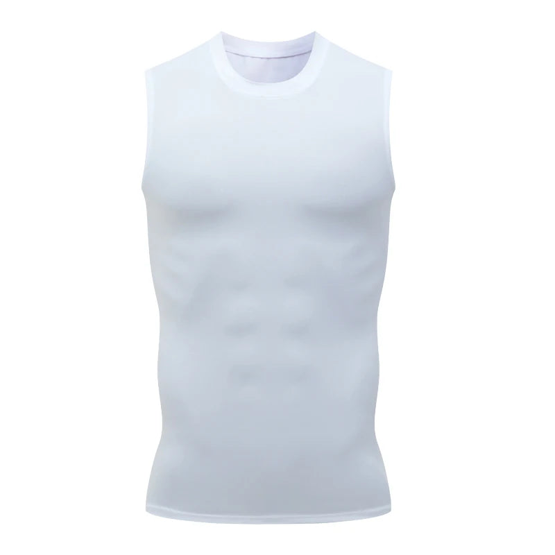 Canotta a compressione uomo SONECHOKI – maglia palestra senza maniche, traspirante e ad asciugatura rapida, fitness bodybuilding - Campeda