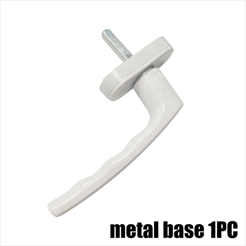 Maniglia per Finestra in Lega Durevole Acciaio e Plastica - metal base 1PC - immagine 3