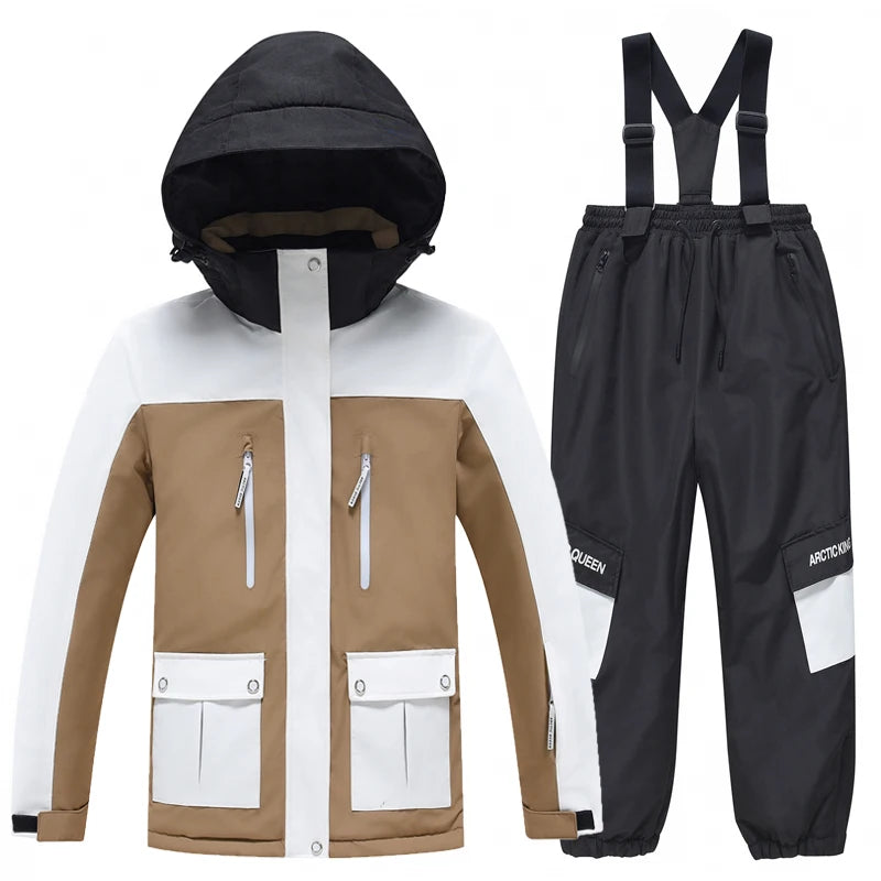 -30 Tuta da neve per bambini Set di abbigliamento snowboard - immagine 16