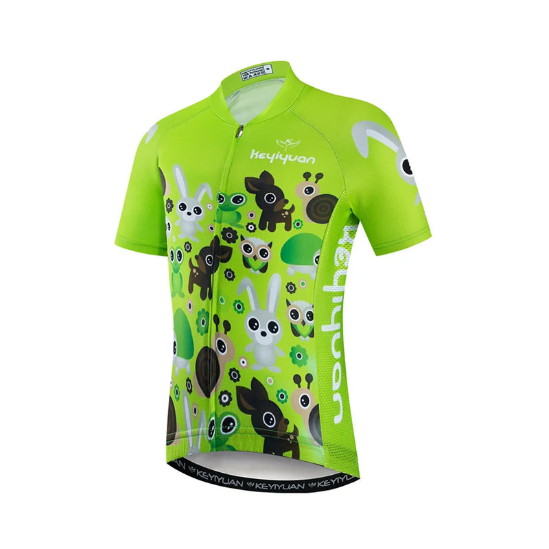 2022 maglia da ciclismo Kids Boy Girl Bike Mountain MTB Shirt manica corta - immagine 14