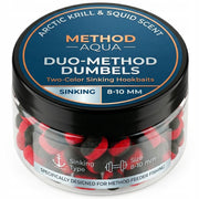 Method Feeder Dumbbell Boilies Bicolore Affondanti Krill Squid 8-10mm 50g - immagine 8
