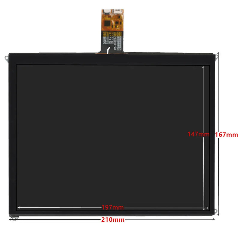 Per iPad 3/4 9.7 Pollici LP097QX1-SPA1 LTL097QL01 FAI DA TE IPS 2K Display LCD Schermo Monitor di Controllo Driver Bordo Digitizer Touchscreen