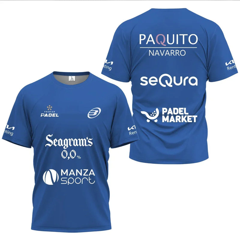 T-shirt da uomo Cool Assorbimento del sudore Manica corta Nuovi sport estivi - nero XXS(US 32) - immagine 23