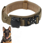 Collare per cani tattico impermeabile con maniglia di controllo Pte fibbia in lega - immagine 11
