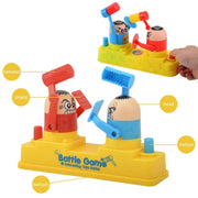Hammer Battle Toys, Mini children's Head bussare Little Man Fighting Table Games forme di cartoni animati carini, regali giocattolo per ragazzi e ragazze
