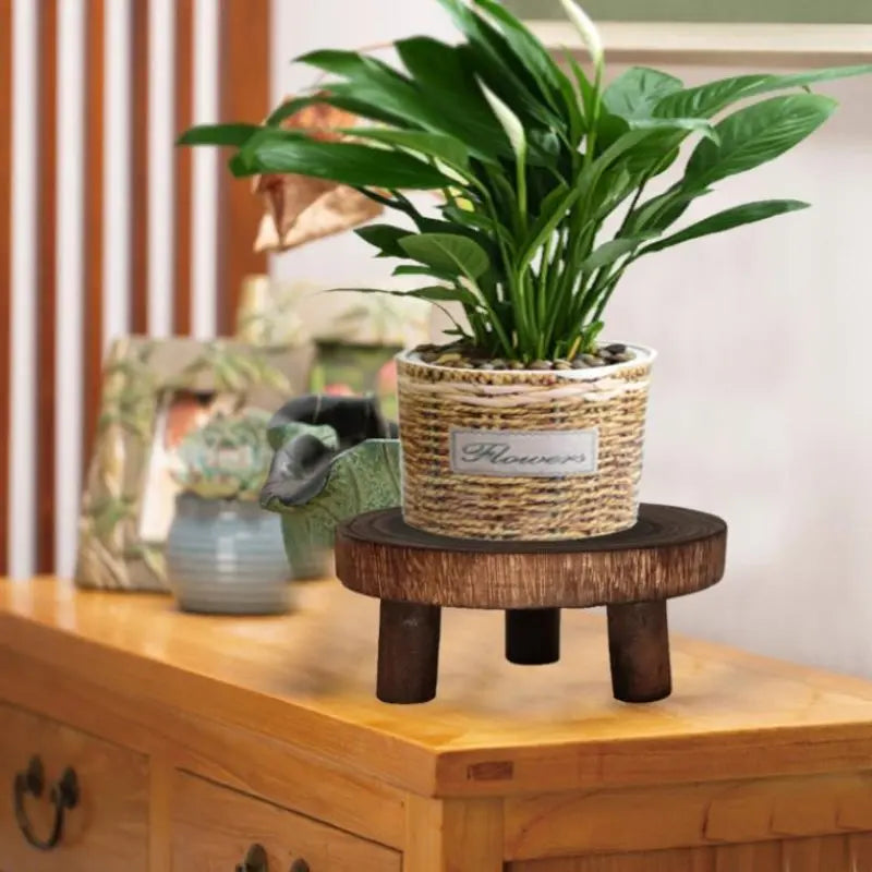 Nuovo supporto per piante in legno supporto per Base per vaso di fiori sgabello espositore per fiori da giardino