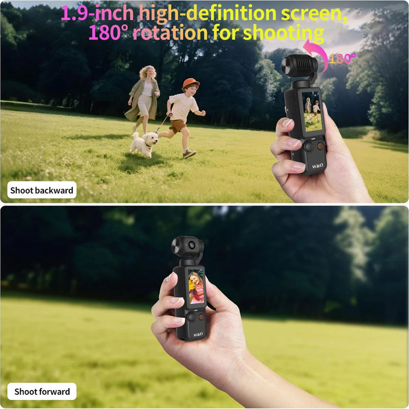Mini Action Cam WiFi 1080P – Fotocamera Sportiva Indossabile con SD 32GB e Microfono