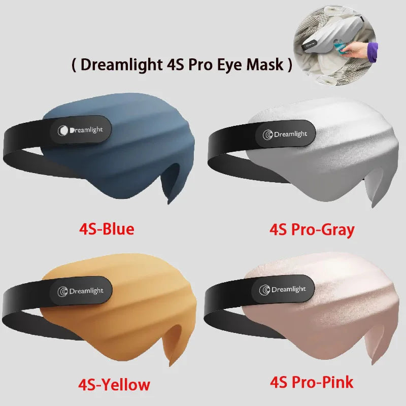 Mascherina per Dormire Dreamlight 4S, Maschera 3D Stereoscopica per Uomini e Donne, Ausilio per il Sonno, Blocca la Luce, per Viaggi