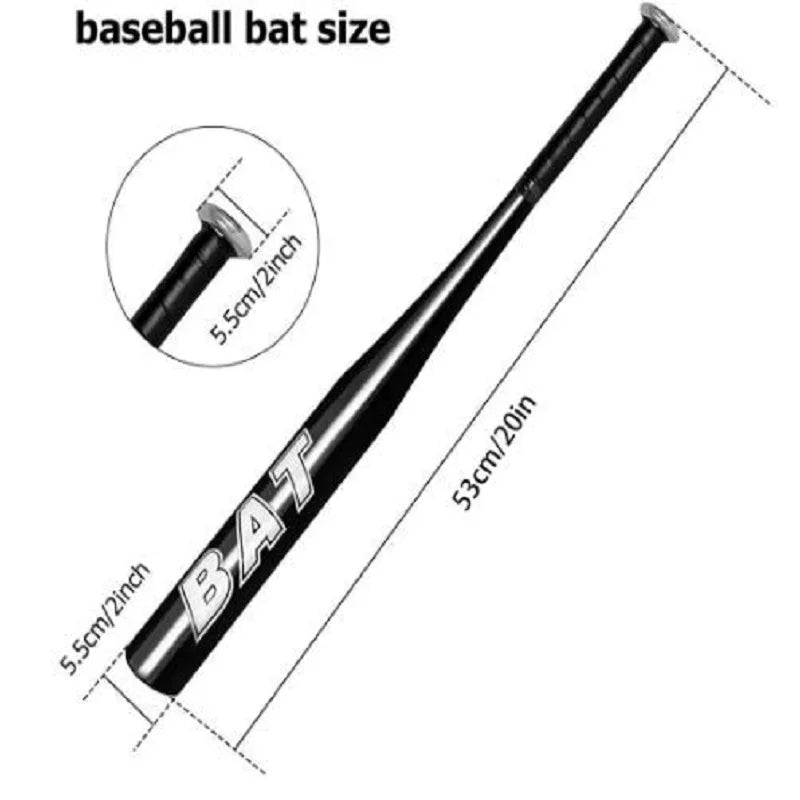 Mazza da Baseball in Alluminio 20” – Leggera, Resistente per Allenamento & Outdoor - Campeda