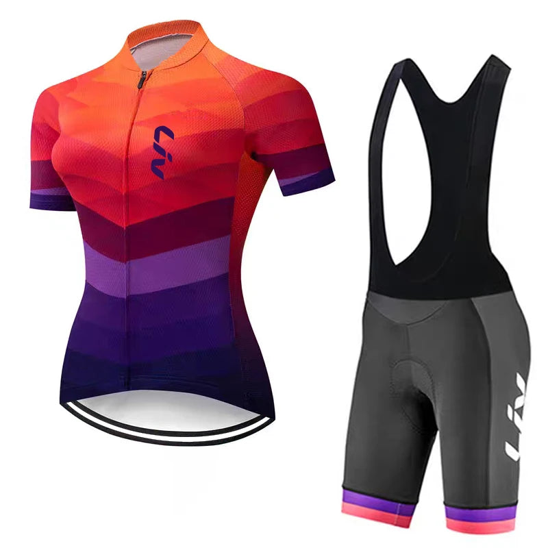 Maglia da ciclismo LIV donna pantaloncini estivi - immagine 3