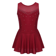 Body da ginnastica per ragazze Vestito balletto pattinaggio bambini Maniche lunghe - immagine 4
