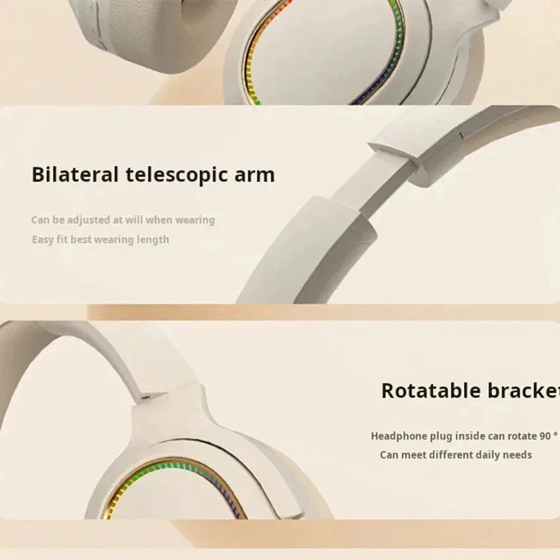 Xiaomi Mijia 2025 Cuffie Bluetooth senza fili montate sulla testa con microfono Cuffie da gioco sportive stereo per giochi