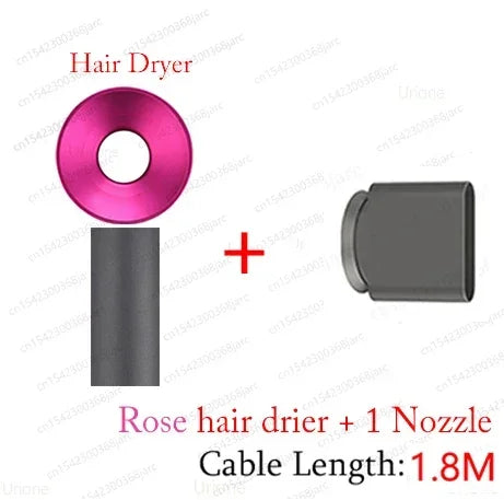 Professional hairdryer with negative ions