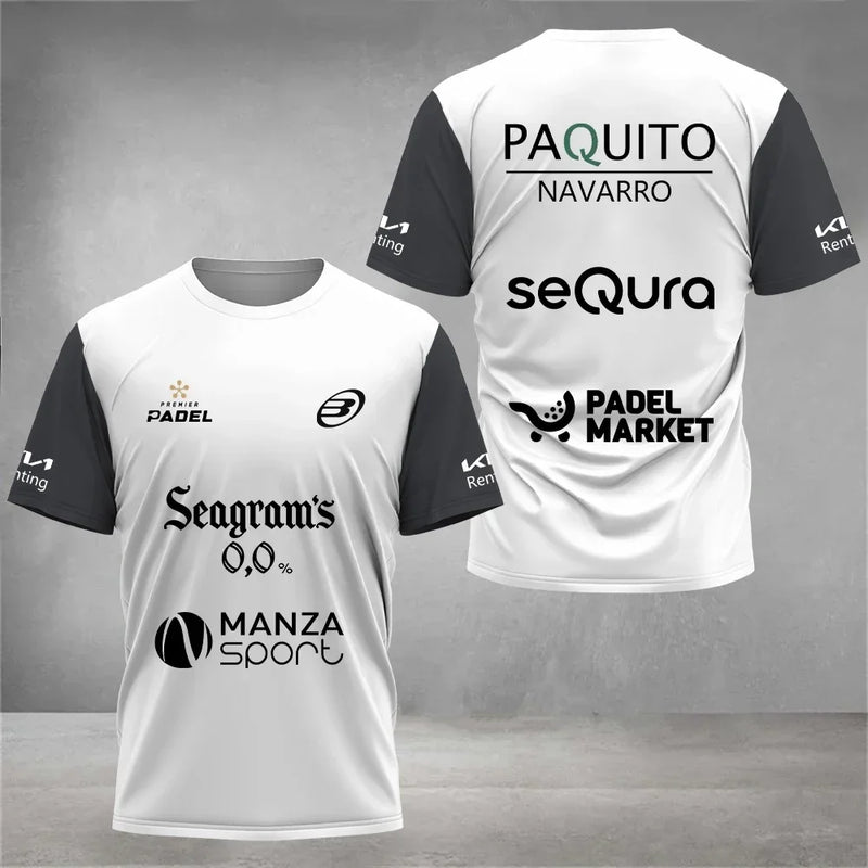 T-shirt da uomo Cool Assorbimento del sudore Manica corta Nuovi sport estivi - immagine 9