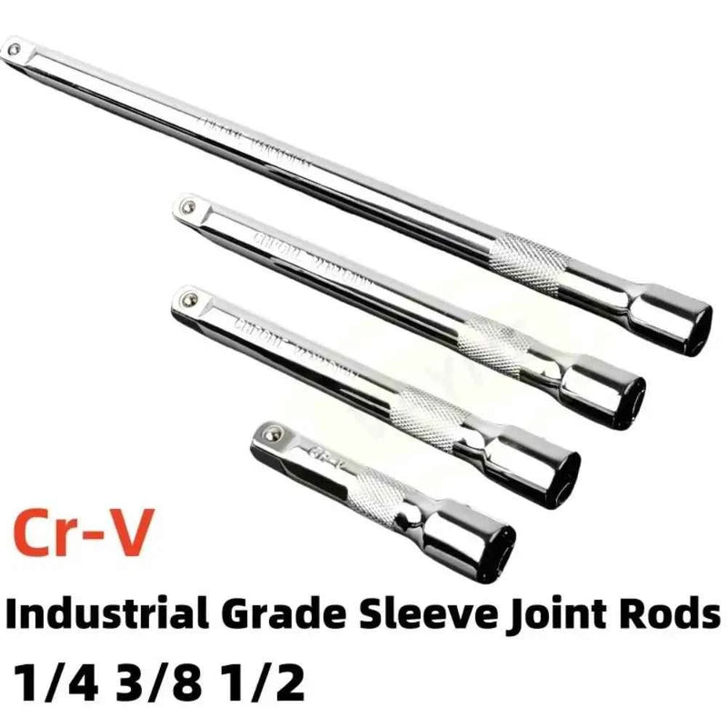 Utensile Manuale: Chiave a Cricchetto 1/4" 3/8" 1/2" con Barra di Prolunga Professionale 50/100/150/250mm