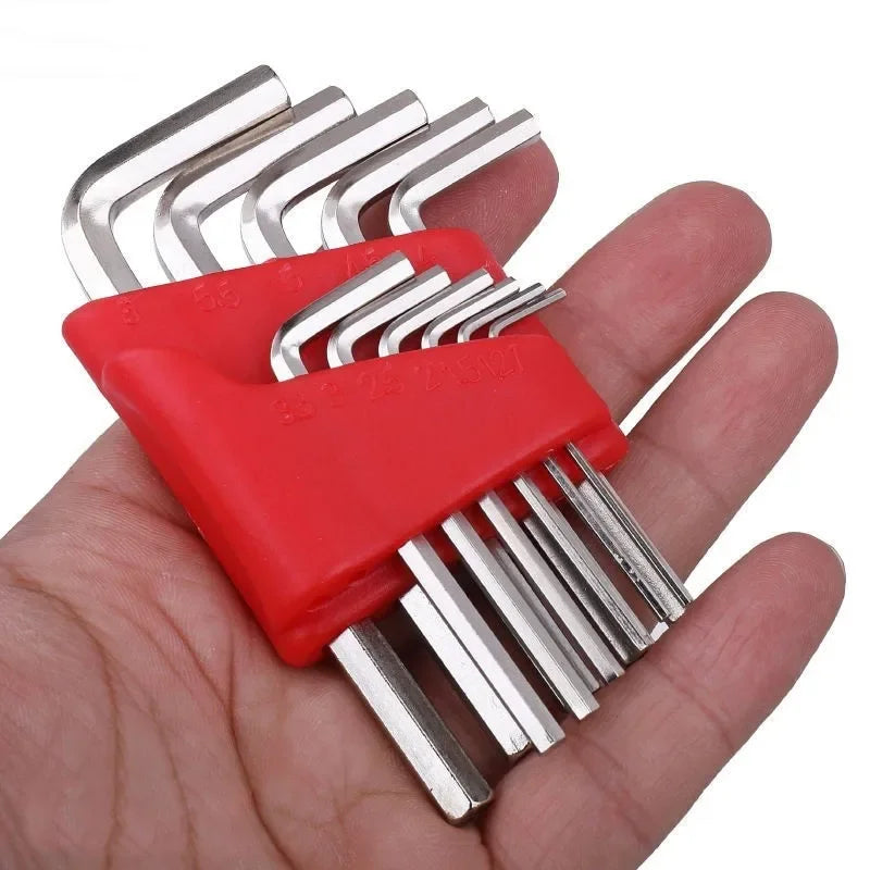 5/8/11 pezzi set di chiavi a brugola metriche chiave da pollici chiave a L dimensioni chiave a brugola braccio corto set di strumenti di riparazione del veicolo utensili manuali per la casa - Campeda