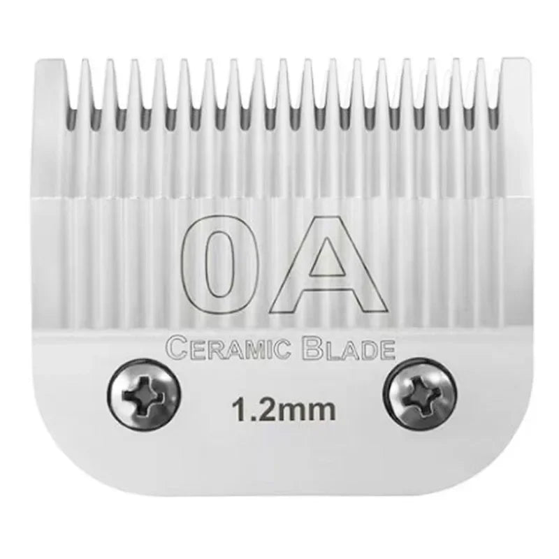 Lama in ceramica staccabile per cani e gatti compatibile con Andis,Oster A5 e 76, tagliapeli per animali serie Wahl KM 10