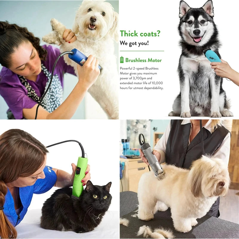 Lama in ceramica staccabile per cani e gatti compatibile con Andis,Oster A5 e 76, tagliapeli per animali serie Wahl KM 10