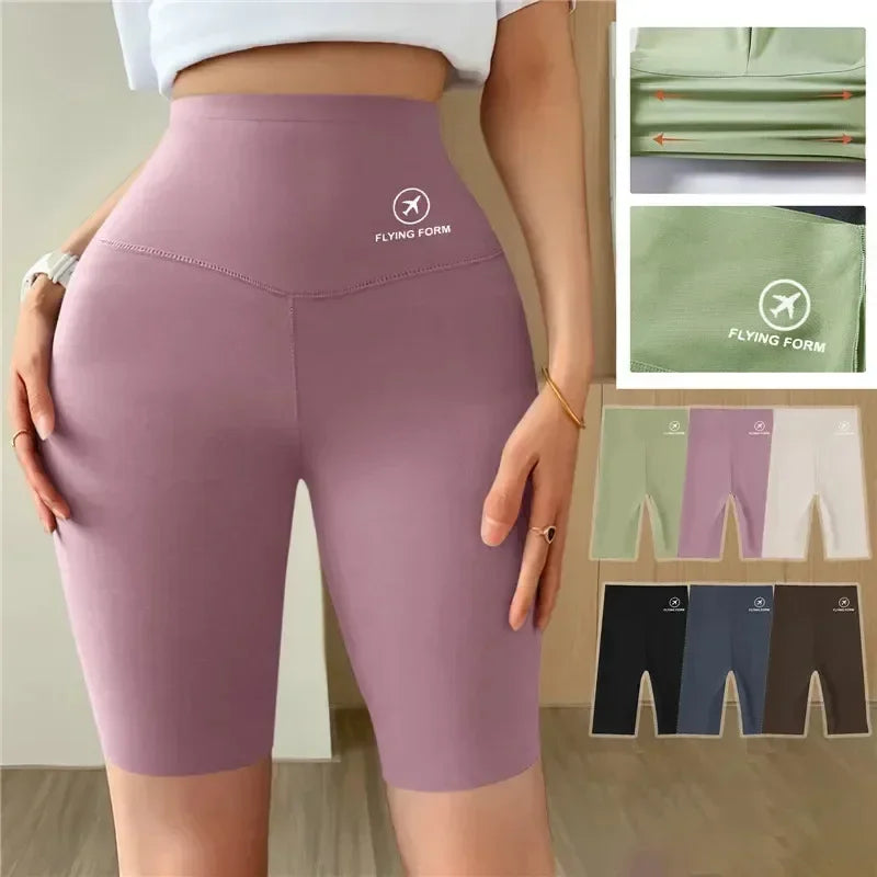 M-XL Pantaloncini sportivi da donna Pantaloncini sportivi da donna Nuovo ciclismo Jogging Fitness Vita alta Push Up Pantaloncini da palestra Leggings Abbigliamento da yoga