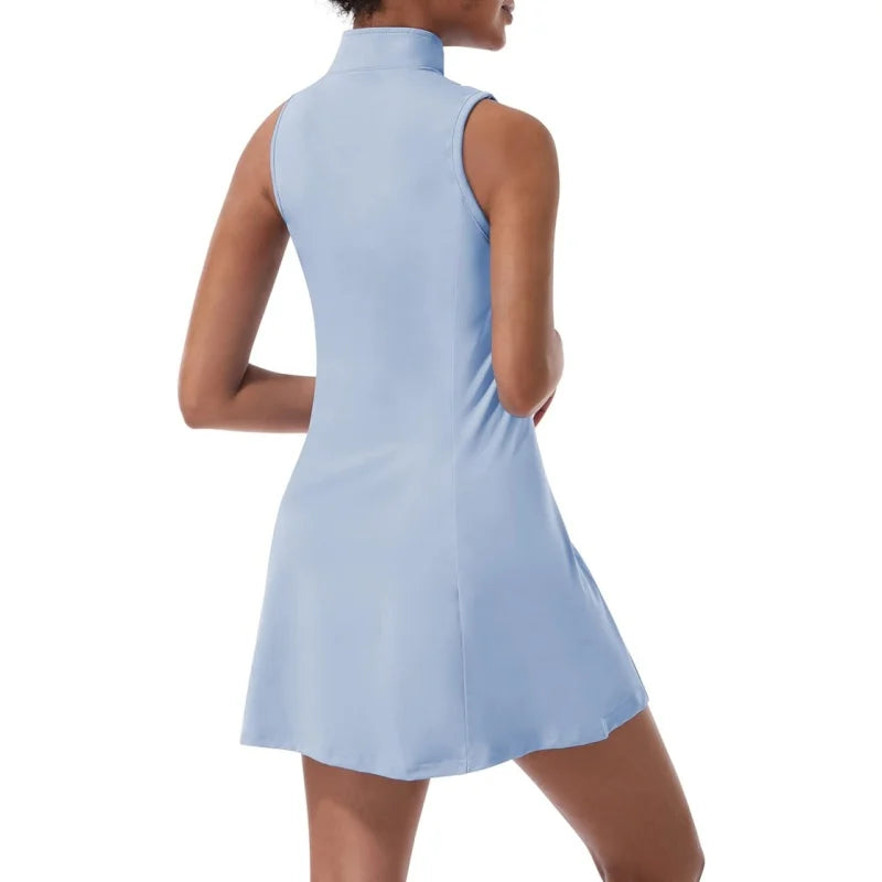 Abito da tennis e polo gonna yoga uniforme palestra - immagine 5