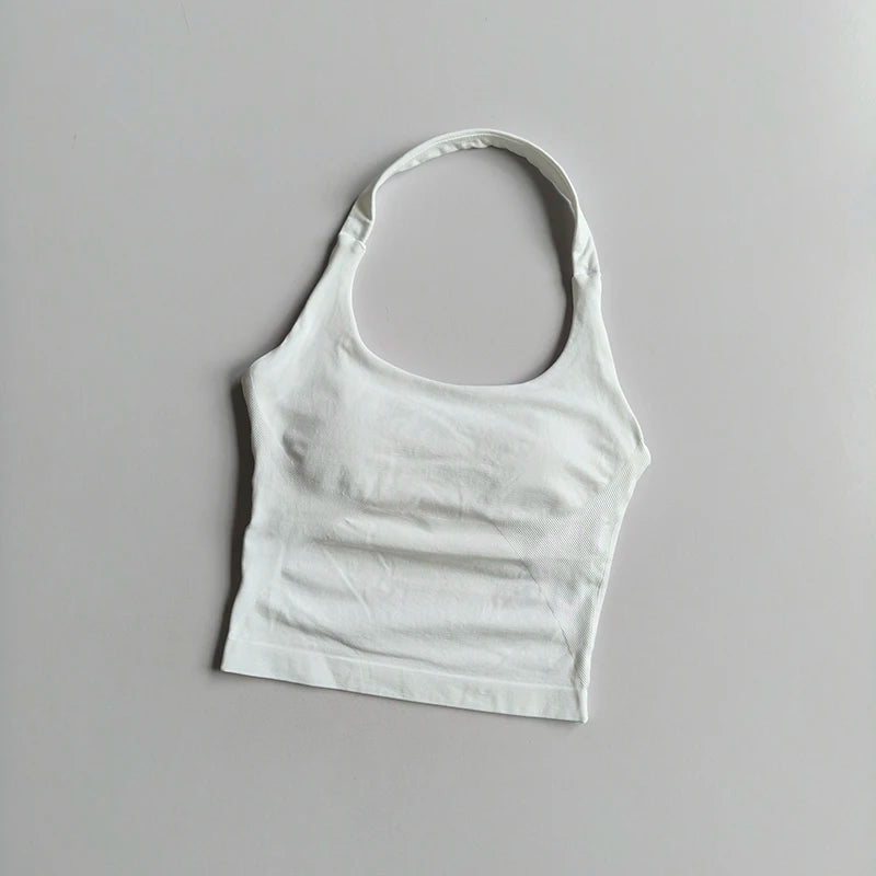 Gilet da yoga con scollo all'americana sport corsa antiurto - White S - immagine 40
