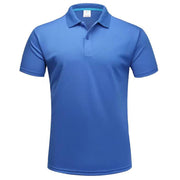 Polo da Golf traspirante ad asciugatura rapida T-Shirt uomo estiva a maniche corte - immagine 16