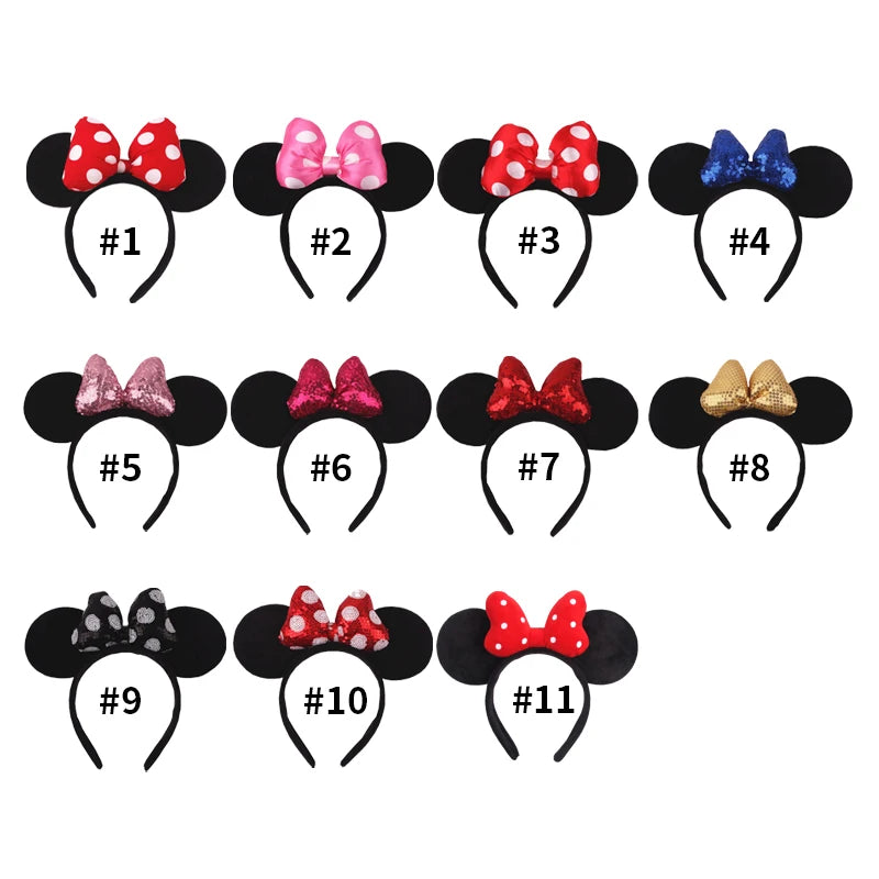 Fascia per Capelli con Orecchie da Topolino 2023 Ragazze e Adulti - immagine 3