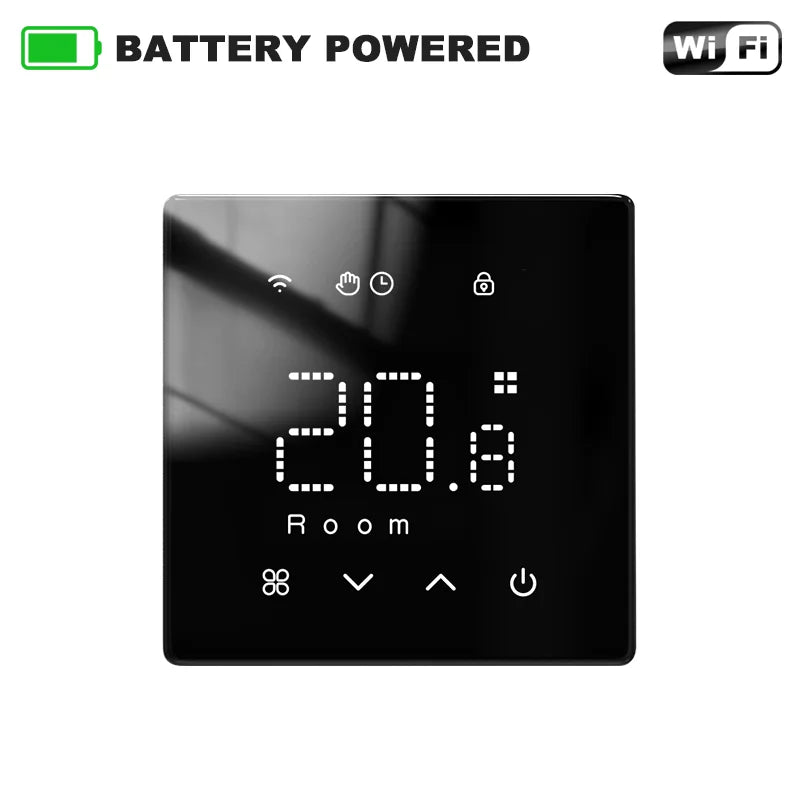 Termostato WiFi intelligente Zigbee Tuya Caldaia a gas acqua Alimentazione Regolatore di temperatura wireless alimentato a batteria Alexa Google Home Alice