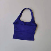 Gilet da yoga con scollo all'americana sport corsa antiurto - Blue Purple S - immagine 19