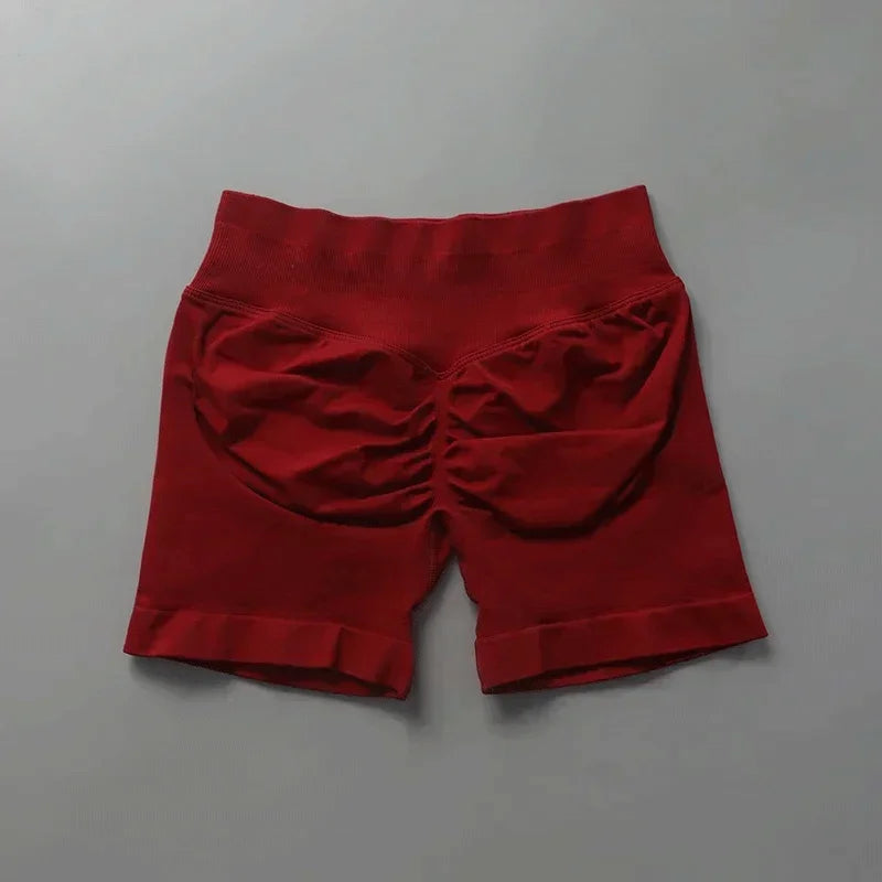 Pantaloncini da Yoga per Fitness | Pantaloncini sportivi da donna da 4,5 pollici per corsa ed esercizio, alternativa di qualità ai marchi più famosi, abbigliamento da palestra senza cuciture modellante.