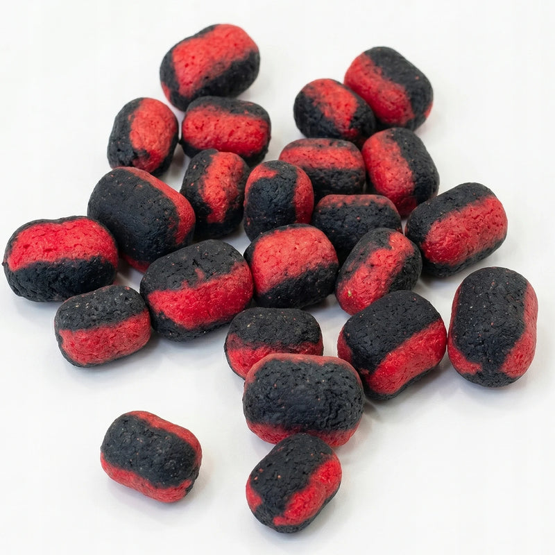 Method Feeder Dumbbell Boilies Bicolore Affondanti Krill Squid 8-10mm 50g - immagine 3
