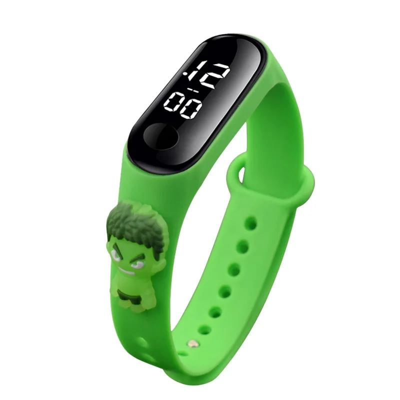 Orologi per bambini Spiderman cartoni animati 3D Bracciale sportivo Orologio da uomo - immagine 11