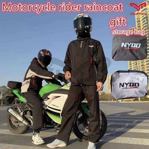 Impermeabile da motociclista e traspirante
