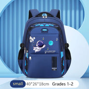 Zaino per bambini Borse da scuola ragazzi astronauta Borsa libri primaria - small-Blue - immagine 2