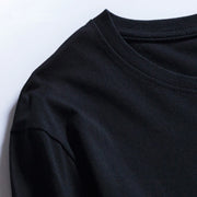 WAVLATII Magliette a maniche lunghe con scollo o da donna in cotone bianco - immagine 5
