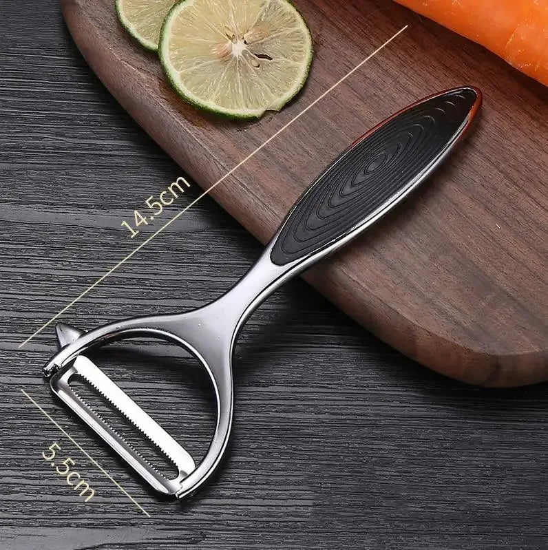 Pelapatate in acciaio inossidabile Pelapatate multifunzione Grattugia per carote Utensili per frutta Accessori da cucina Cucina Pelador
